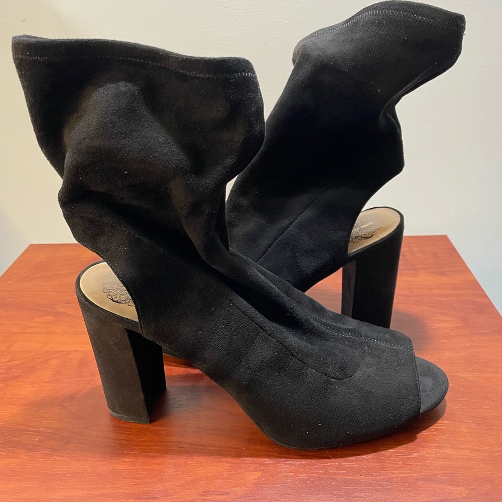 Elegant Black Women's Heeled Boots